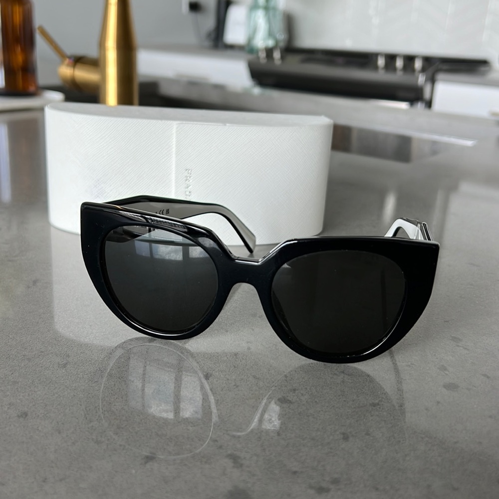 Prada Two Toned Cat Eyes Sunglasses